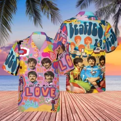 All You Need is Love Beatles Hawaiian Shirt
