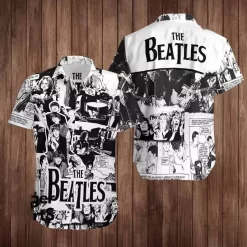 Beatles Comic Strip Hawaiian Shirt