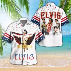 Elvis Presley Americana Hawaiian Shirt