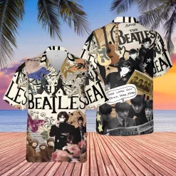 The Beatles She Love You Hawaiian Shirt