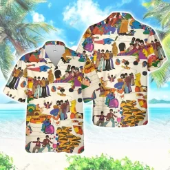 The Beatles Yellow Submarine Hawaiian Shirt