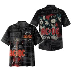 AC/DC Hard Rock High Voltage Hawaiian Shirt