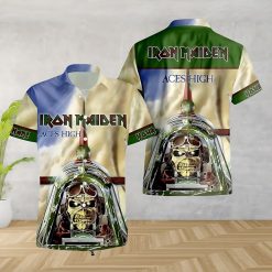 Iron Maiden Aces High Custom Name Hawaiian Shirt