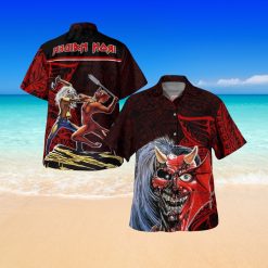 Iron Maiden The Number Of The Beastar Trek Tribal Hawaiian Shirt
