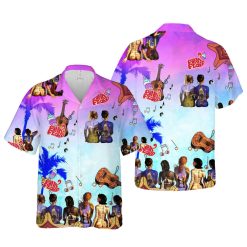 Pink Floyd Women Back Art Rock Music Hawaiian Shirt
