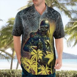Iron Maiden A Matter Of Life & Death Tribal Hawaiian Shirt front