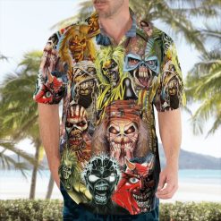 Iron Maiden Big Fan Eddie Hawaiian Shirt front