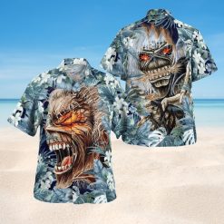 Iron Maiden Heavy Mental Tropical Hawaiian shirt