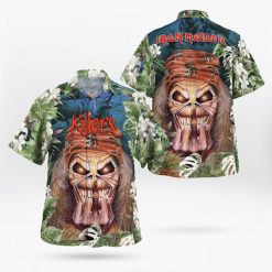Iron Maiden Killers Jungle Fury Hawaiian Shirt