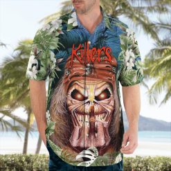 Iron Maiden Killers Jungle Fury Hawaiian Shirt front