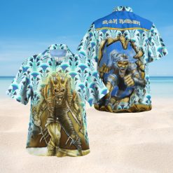 Iron Maiden Powerslave 1984 Breakthrough Hawaiian Shirt