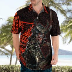 Iron Maiden Samurai Spirit Hawaiian Shirt front