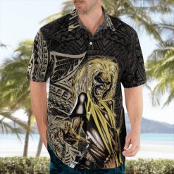 Iron Maiden Tribal Fury Hawaiian Shirt front