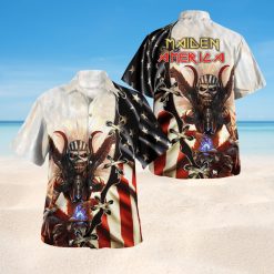 Maiden America The Book Of Soul Hawaiian Shirt
