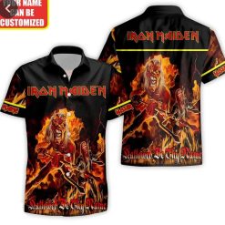 Personalized Iron Maiden Eddie Inferno Hawaiian Shirt