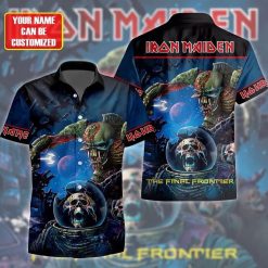 Personalized Iron Maiden Final Frontier Galactic Hawaiian Shirt