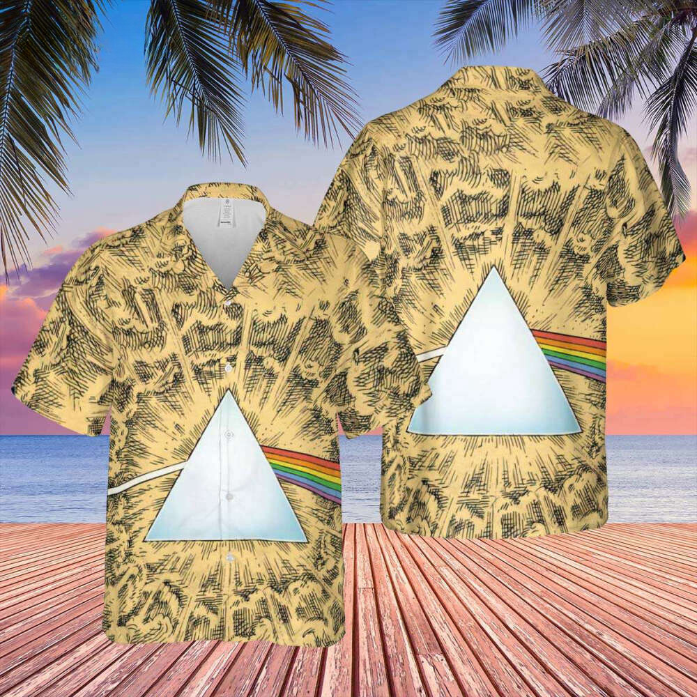 Pink Floyd Desert Prism Hawaiian Shirt Pink Floyd Desert Prism Hawaiian Shirt
